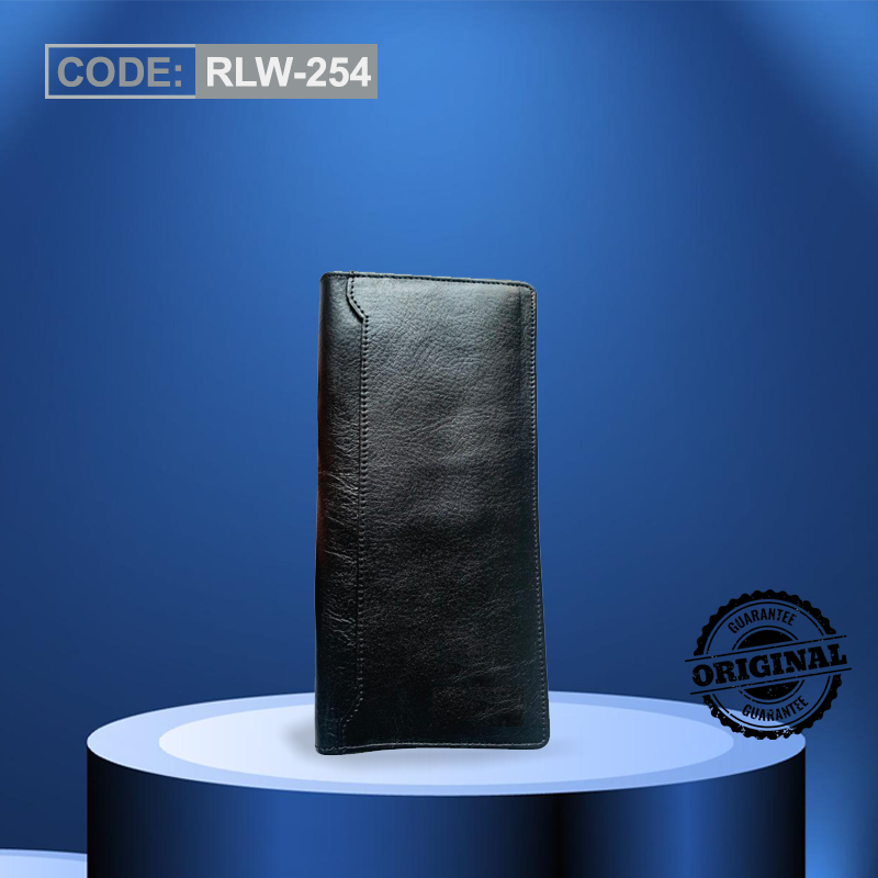 Long Black Wallet RLW-254