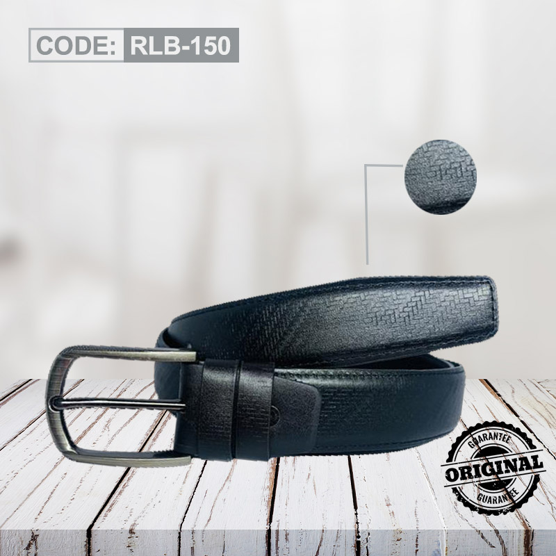 Leather Belt Black RLB-150